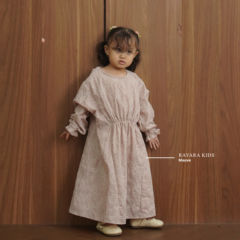 Rayara Kaftan Embroidery Ibu dan Anak Couple - Marvshe