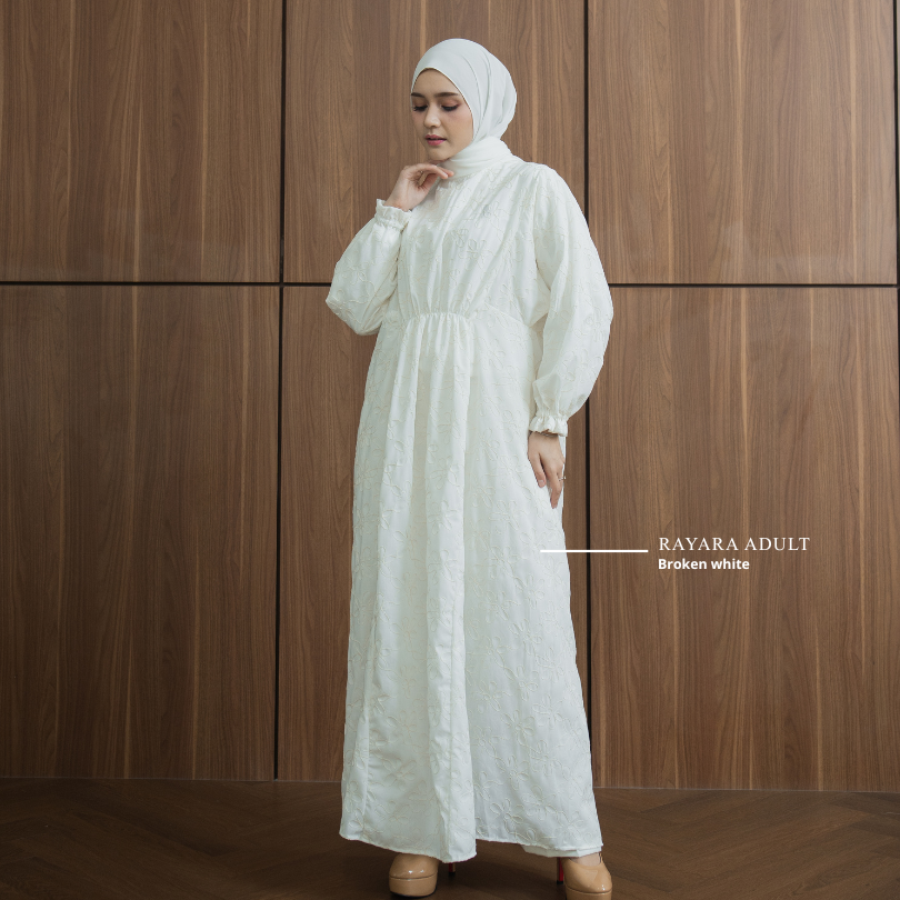 Rayara Kaftan Embroidery Ibu dan Anak Couple - Marvshe