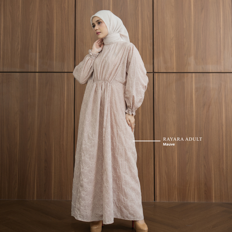Rayara Kaftan Embroidery Ibu dan Anak Couple - Marvshe