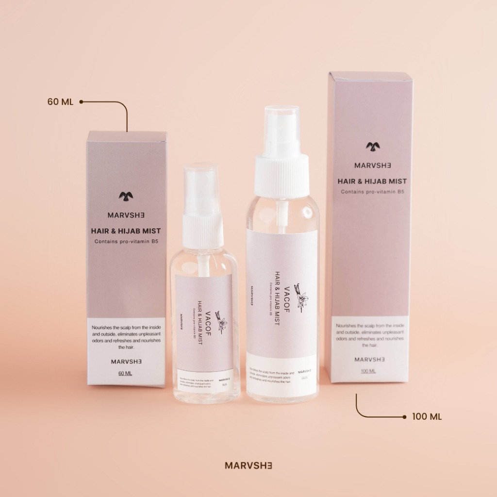 Hijab & Hair Mist Refreshing Pengharum Hijab Wangi Lembut Marvshe