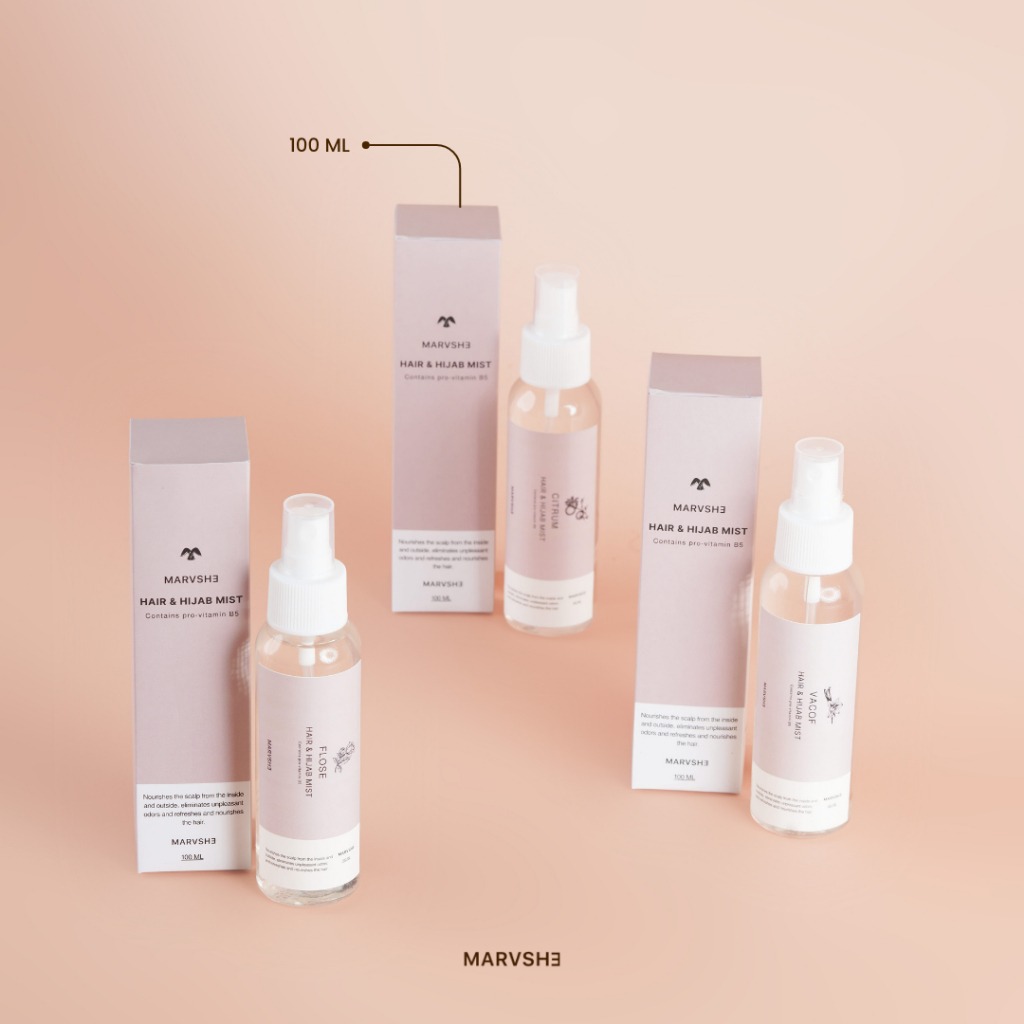 Hijab & Hair Mist Refreshing Pengharum Hijab Wangi Lembut Marvshe