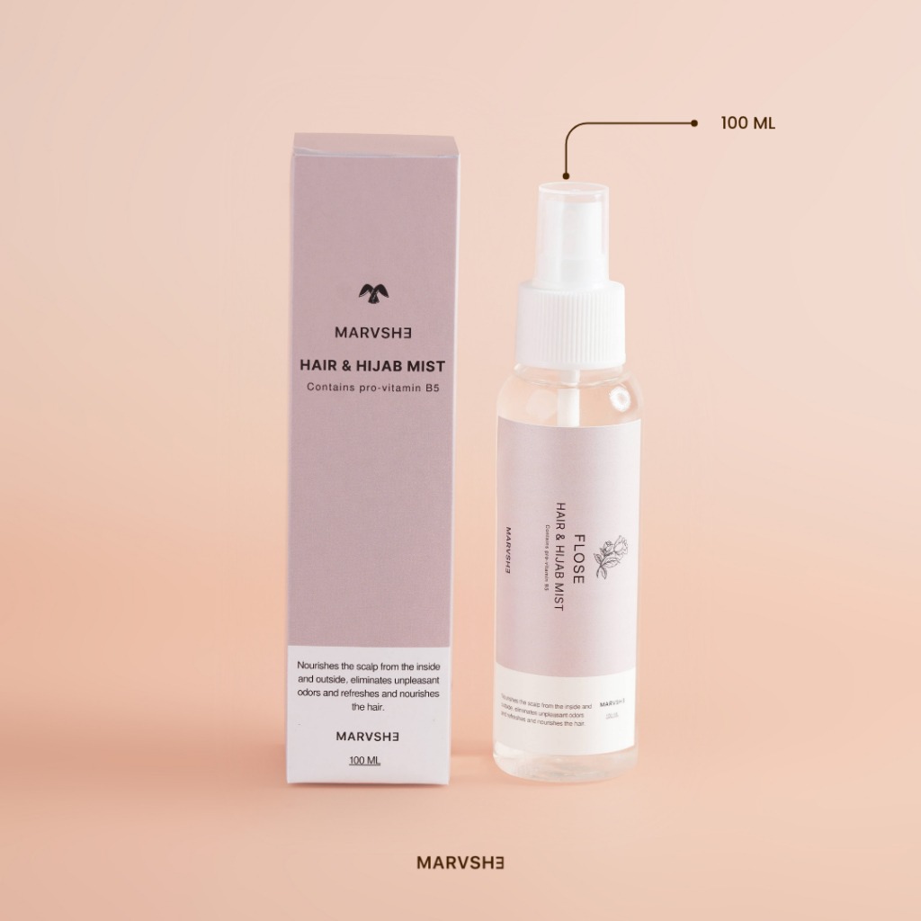 Hijab & Hair Mist Refreshing Pengharum Hijab Wangi Lembut Marvshe