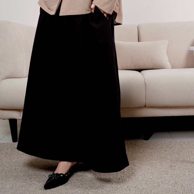 Skirt Linen Bono Ribbon Marvshe