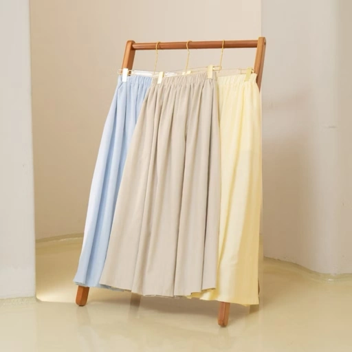 Image of Back to Basic BTB Skirt Rok Casual Santai Cotton Linen - Marvshe