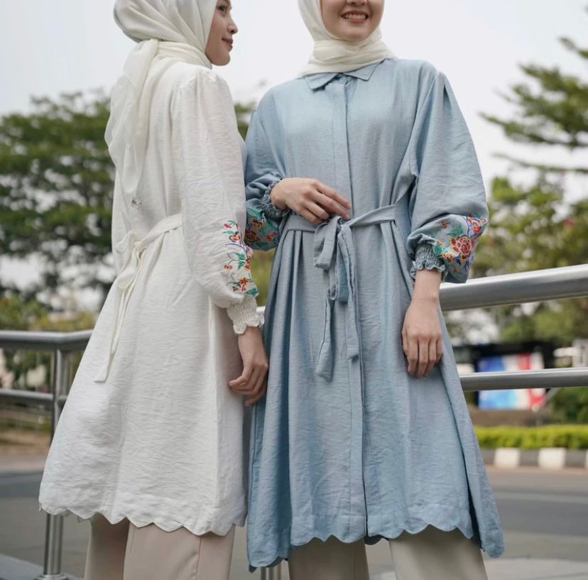 Levronka Tunic Wave Cutting - Marvshe