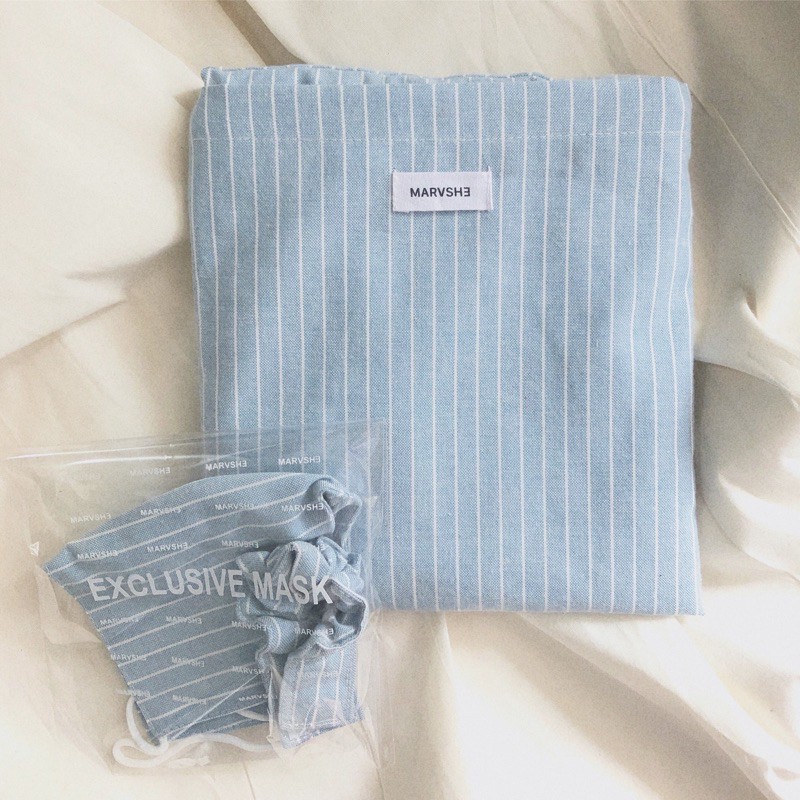 exclusive mask & totebag from marvshe