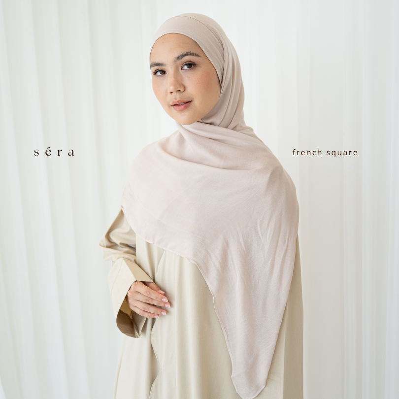 Sera French Square Khimar Bandana Khiban MARVSHE
