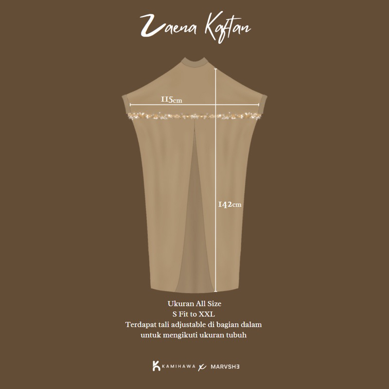 Zaena Kaftan Kami.hawa X Marvshe