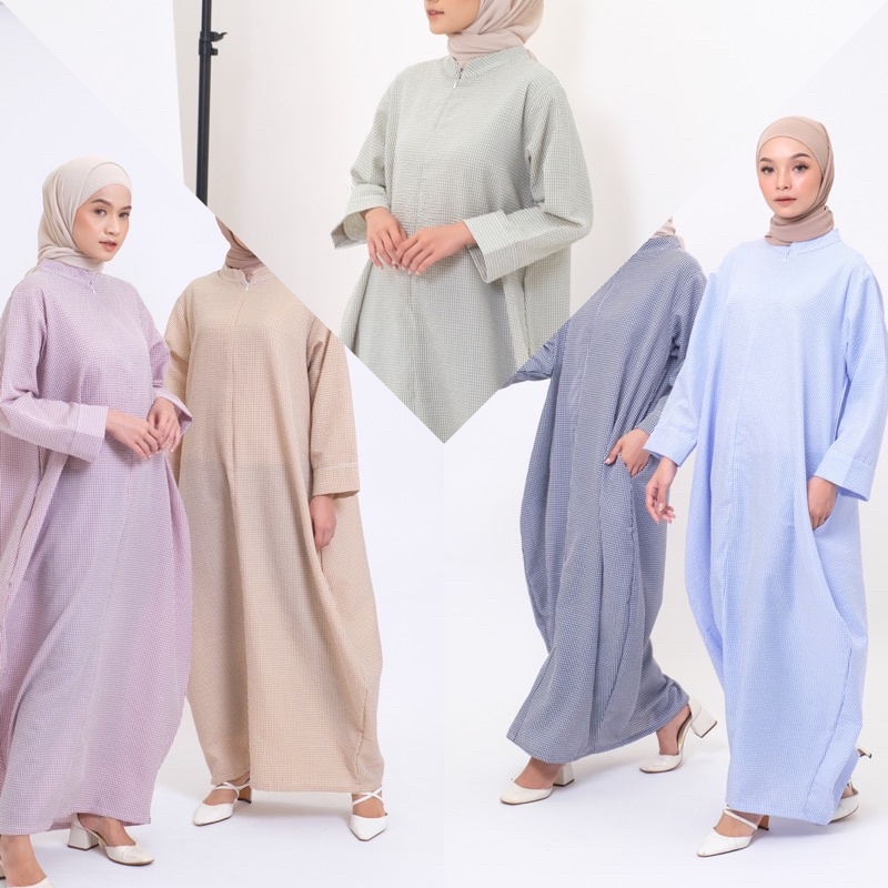 Kaslan Abaya in Gingham Series Marvshe