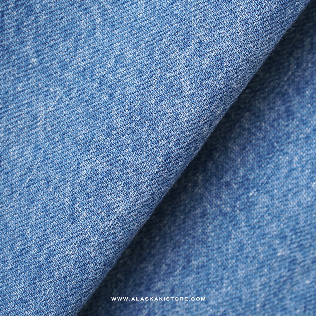 Regular Tapered Denim Jeans Light Blue GI5001