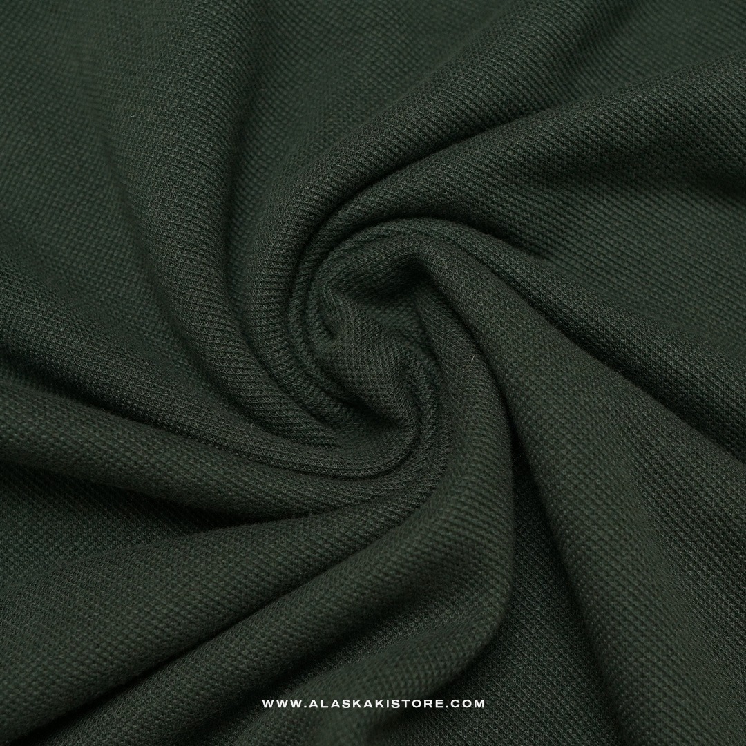 Half Zip Pique Shirt Teal Green NC1016