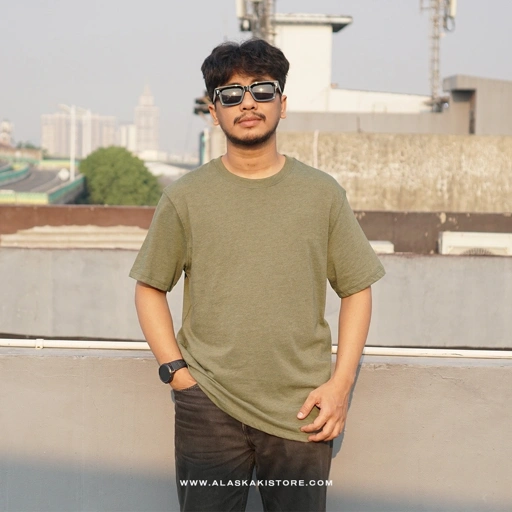 Standard Fit T-shirt Heather Green GF4047