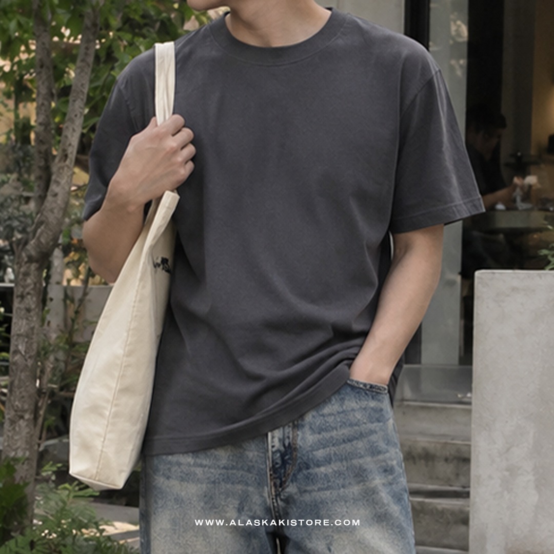 Boxy Tees by Common Issue Dark Grey CI4056