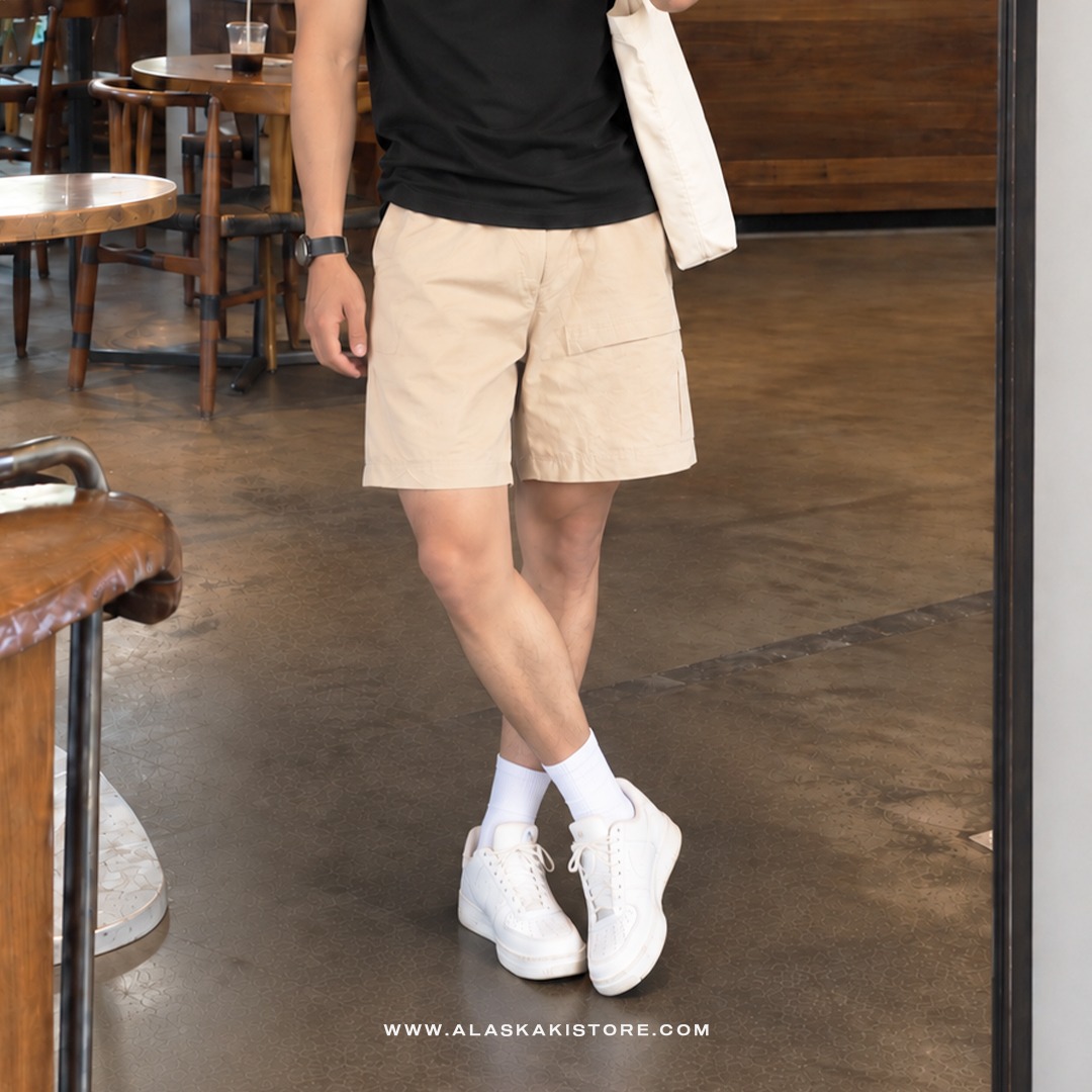 Cargo Short Pants Light Khaki CO6007