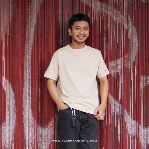 Image of Small Logo Tees Khaki by Chmpion CH4092