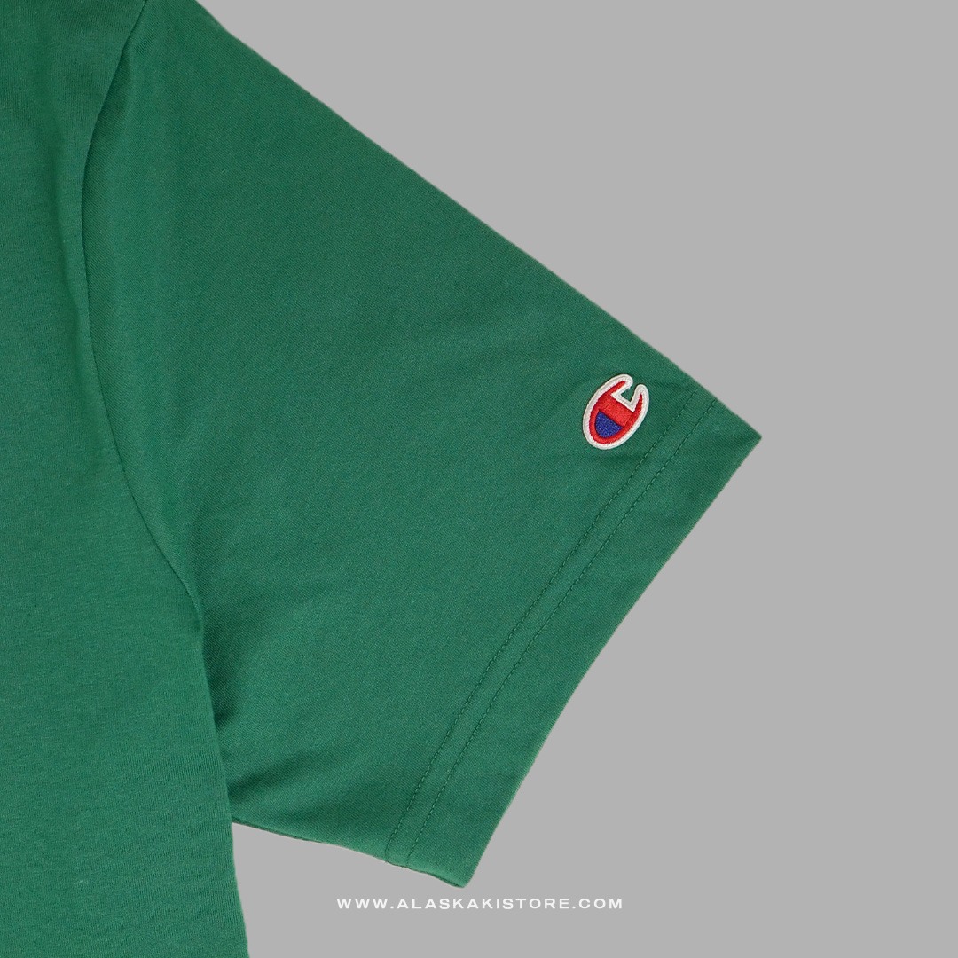 Printed T-shirt by Chmpion Green CH4095
