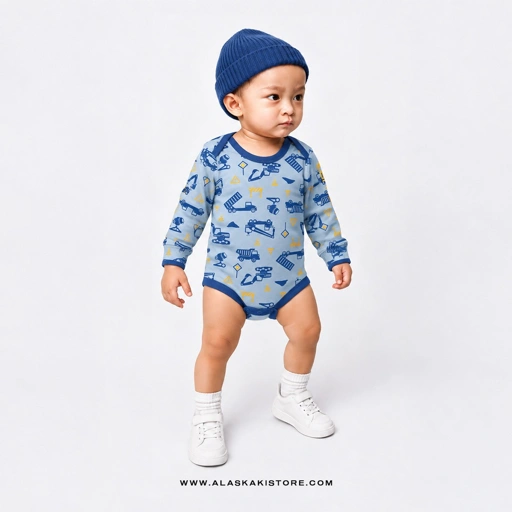 Longsleeve  Baby Jumper Light Blue CR4014