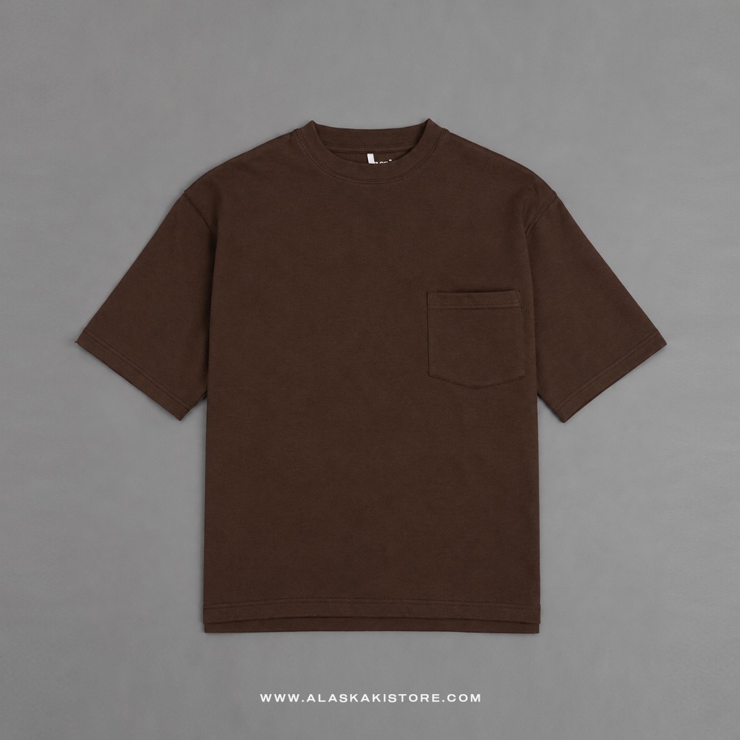 Heavyweight Oversized Tees Dark Brown CI4058