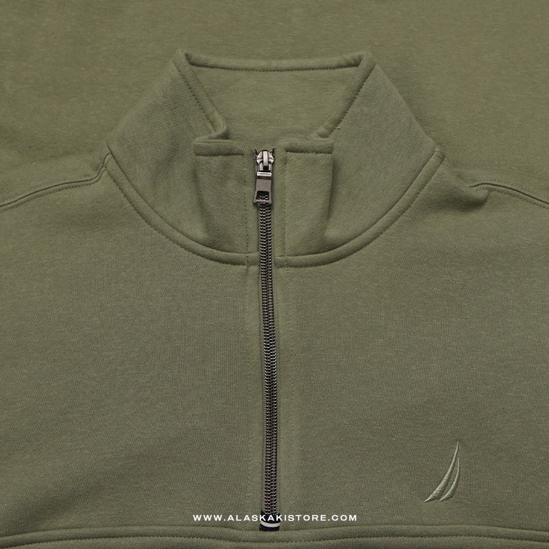 Half Zip Sweatshirt Green NC1015