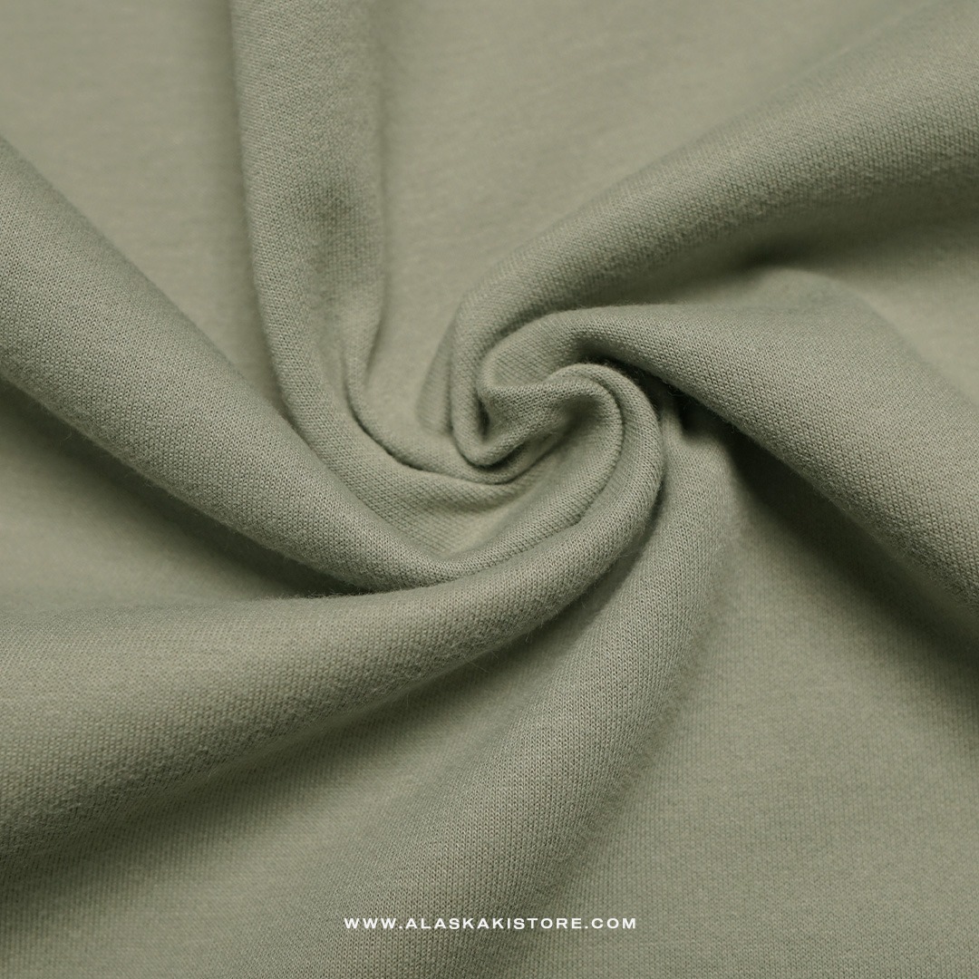 Cotton Blend Heavyweight Oversized Tshirt by Common Issue Green CI4050