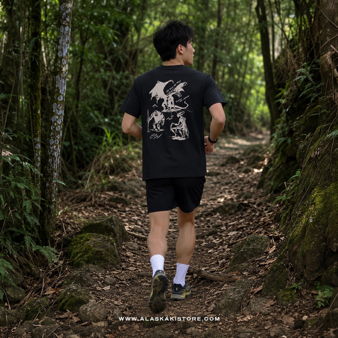Trail Running Tshirt Black NK4001