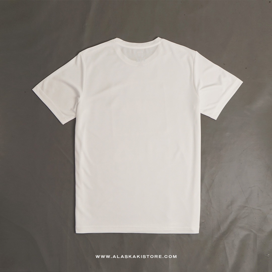 Quickdry Tshirt White Logo NavyRed FL4014
