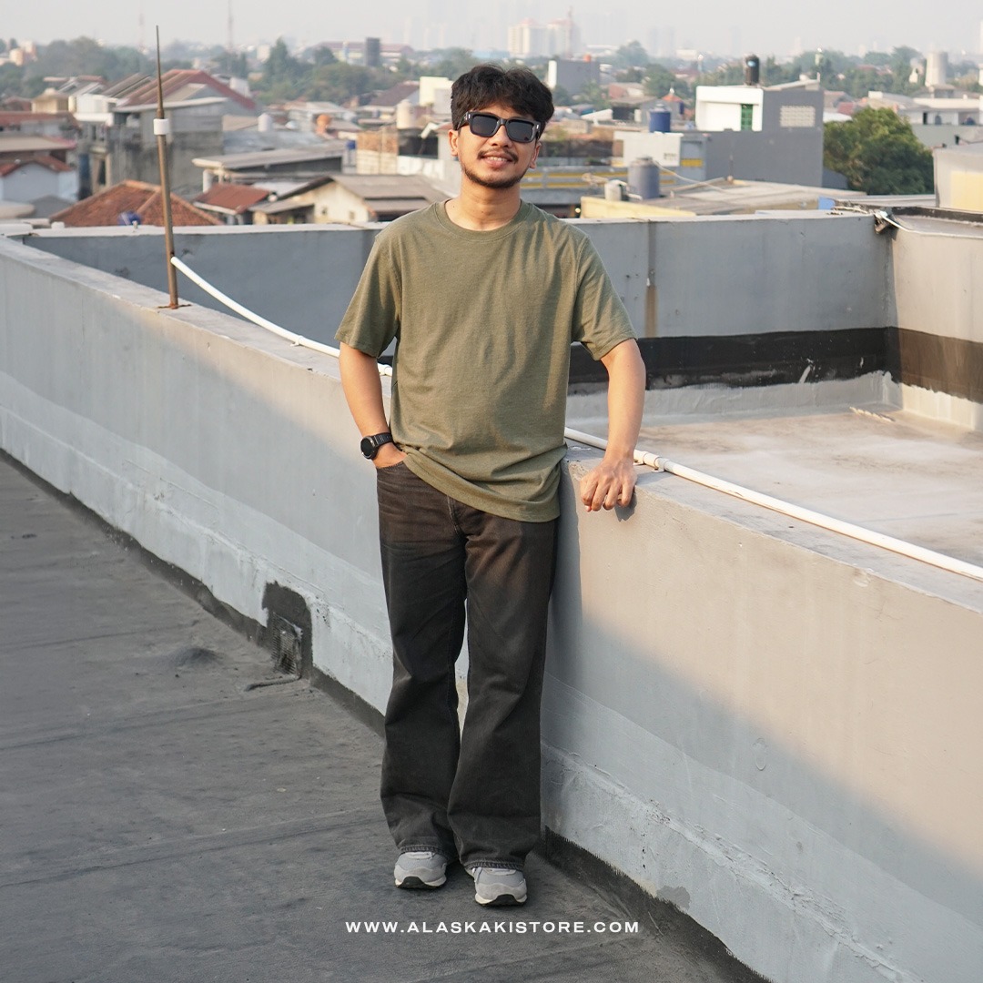 Standard Fit T-shirt Heather Green GF4047