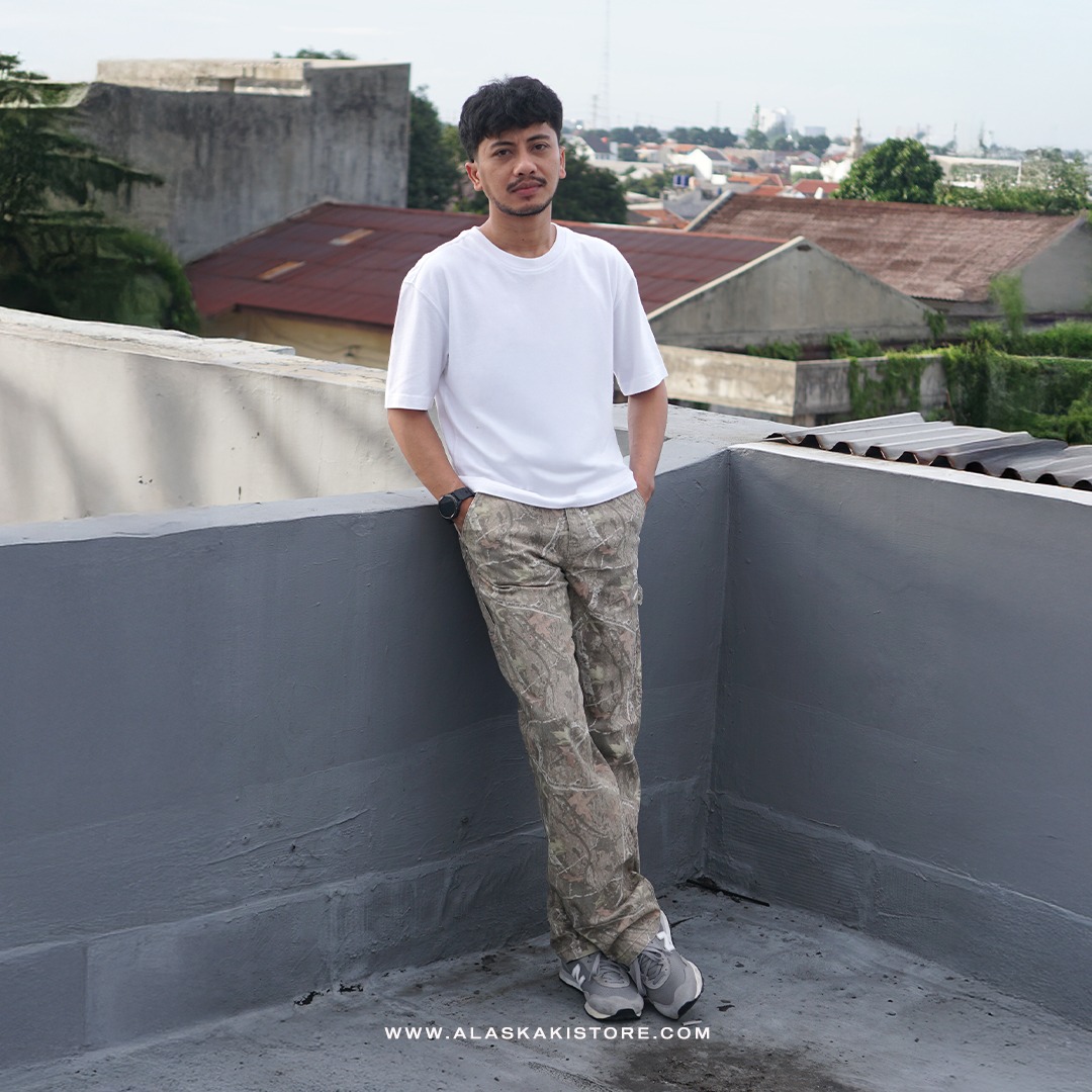 Baggy Carpenter Pants Camo AP5002