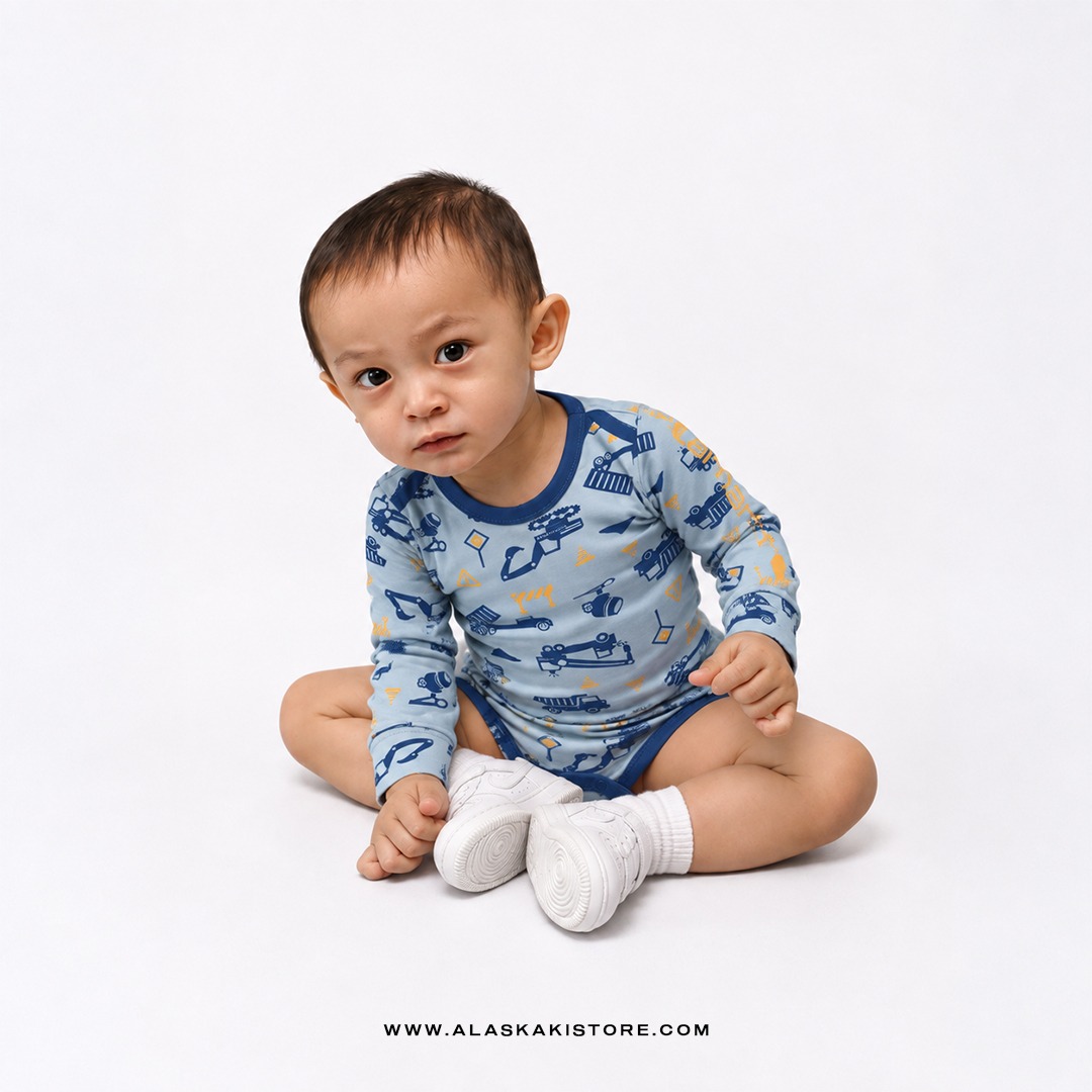 Longsleeve  Baby Jumper Light Blue CR4014