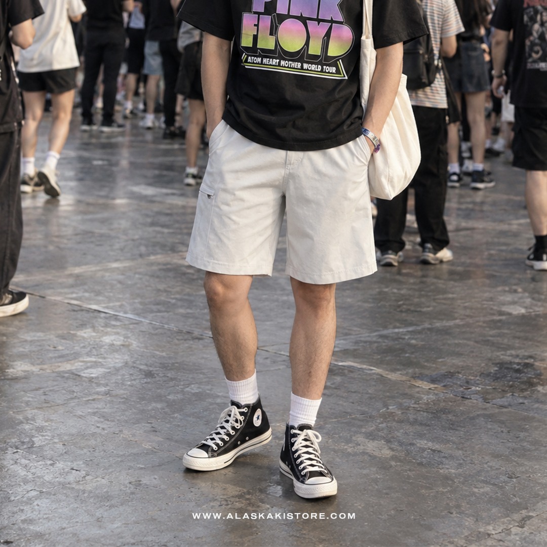 Cargo Short Pants Light Grey CO6003