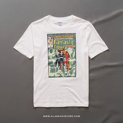 Image of Printed Tees Fantastic Four White ON4019