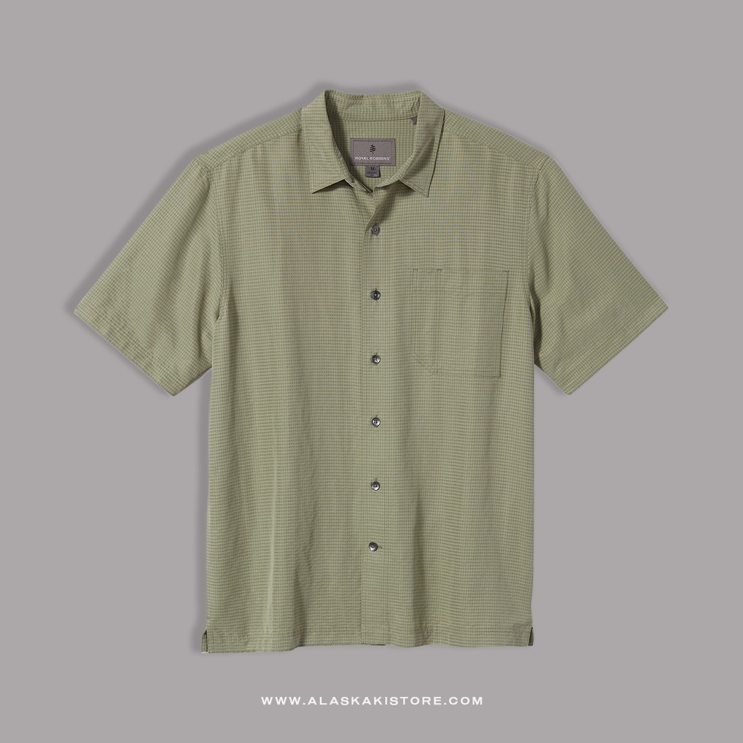 Pucker Dry Short Sleeve Shirt Green RR2005