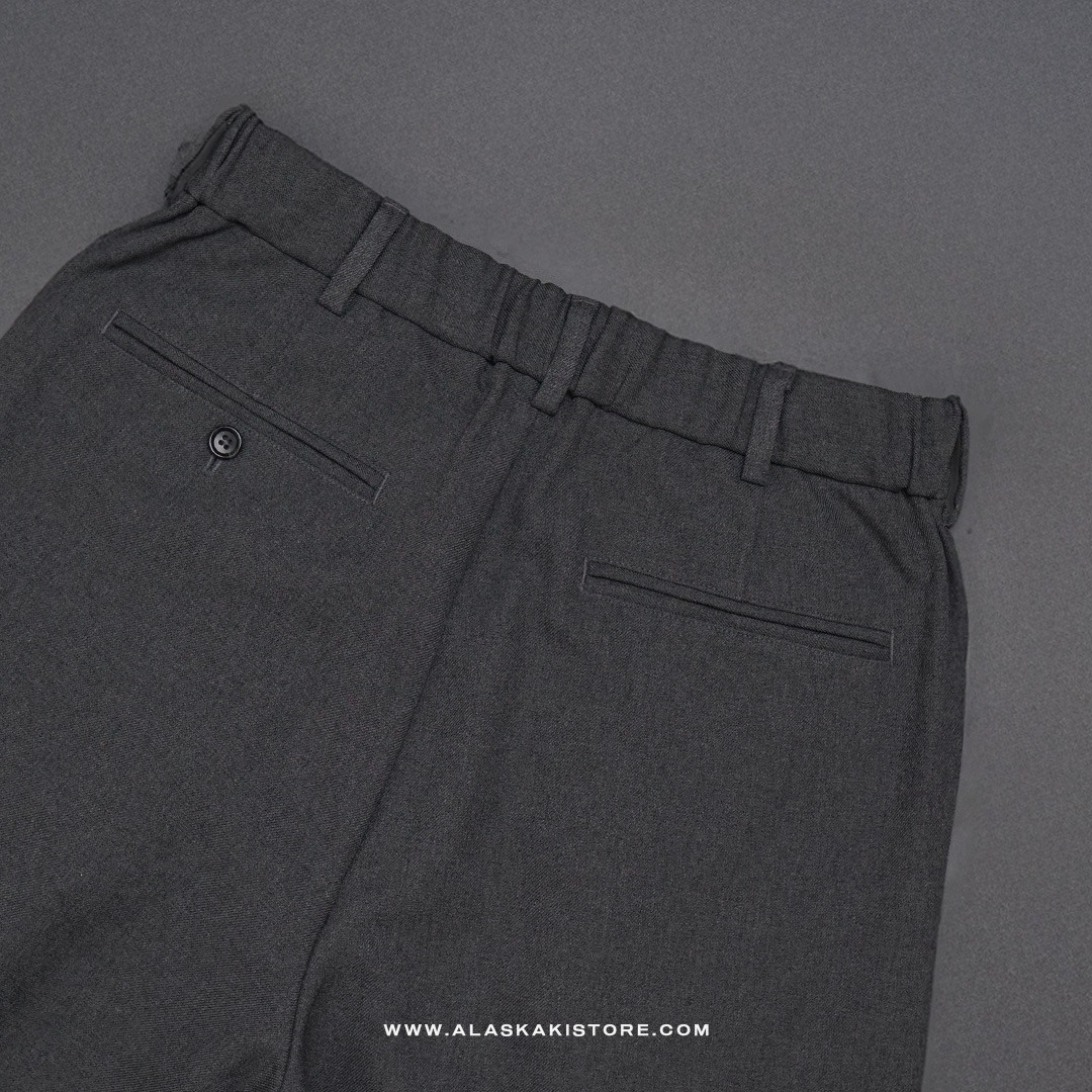 Wide Loose Pants Grey GU5035