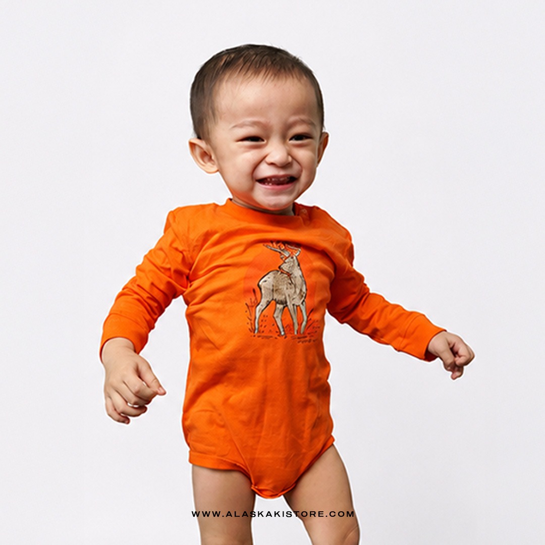 Bodysuits Baby Jumper LS Orange CR4005