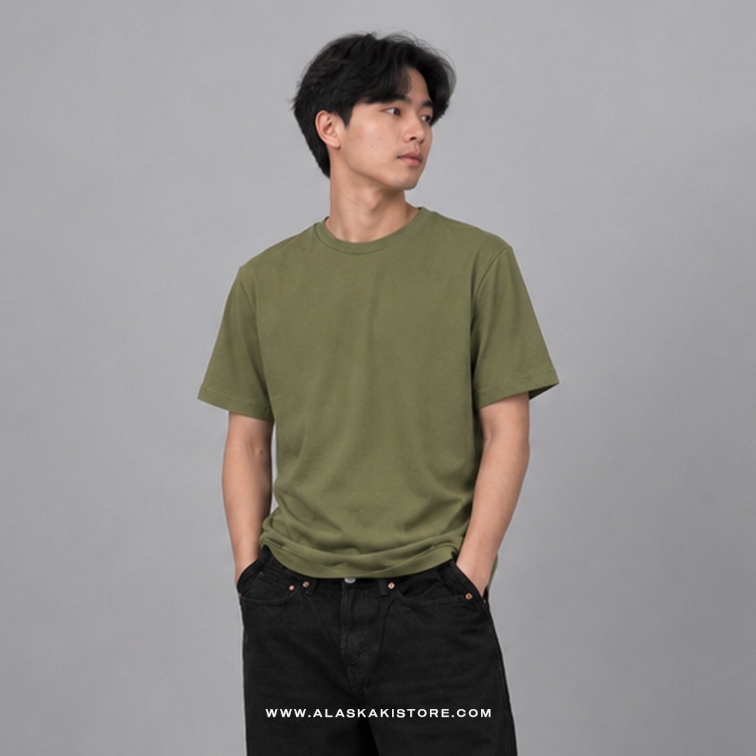 Standard Fit T-shirt Green Olive GF4046
