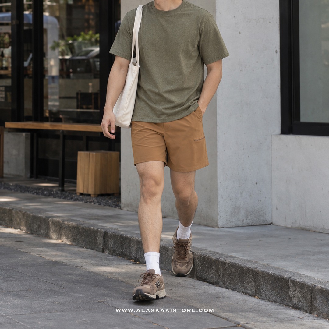 Cargo Short Pants Brown CO6013