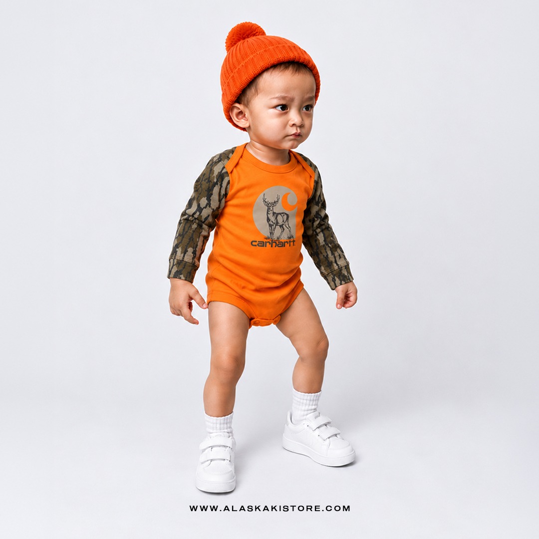 Longsleeve Baby Jumper Camo Deer CR4028