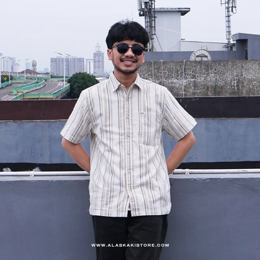 Image of Regular Short Sleeve Shirt Stripe WR2016