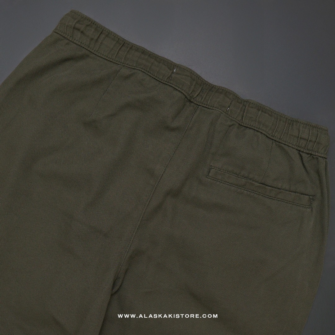Straight Fit Linen Pants Olive ON5101