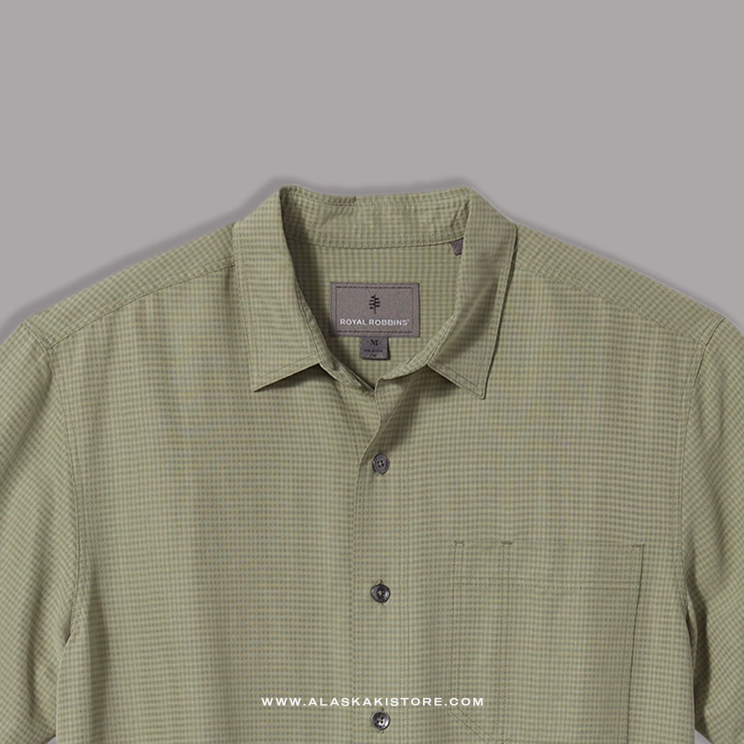 Pucker Dry Short Sleeve Shirt Green RR2005