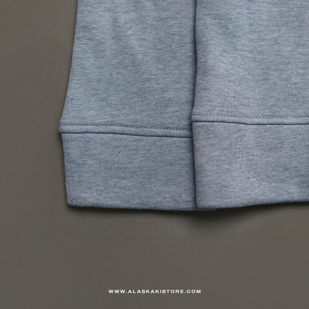 Half Zip Sweatshirt Heather Blue NC1009