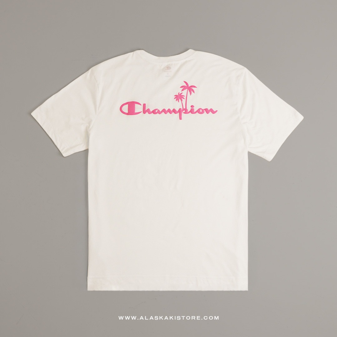 Printed T-shirt by Chmpion White CH4096