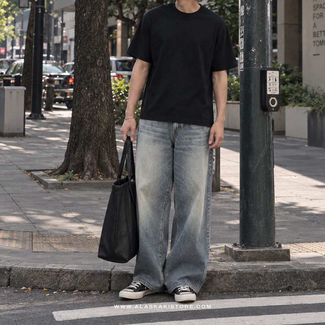 Boxy Tees by Common Issue Black CI4055