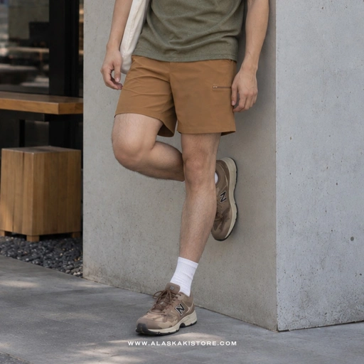Cargo Short Pants Brown CO6013