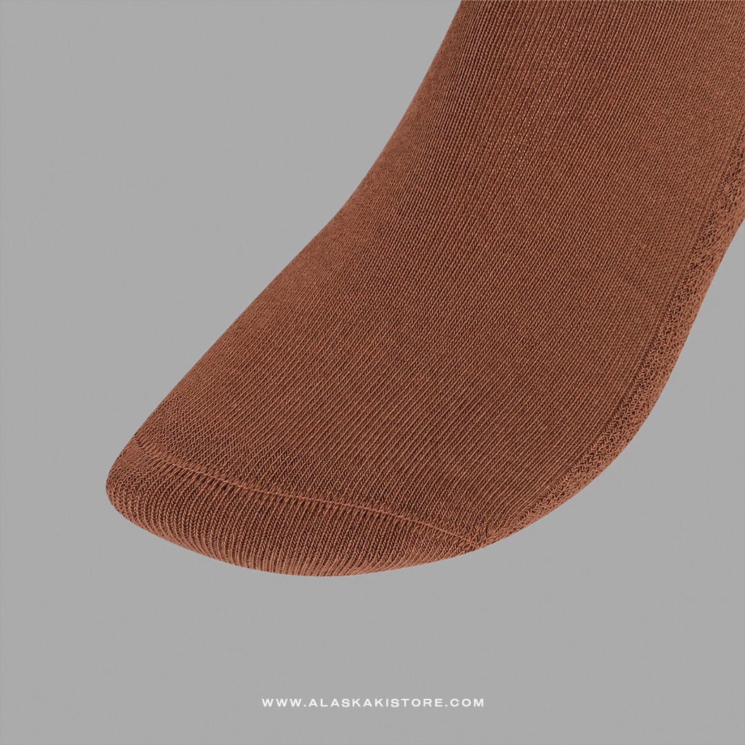 Trefoil Crew Socks Dark Brown AD9018
