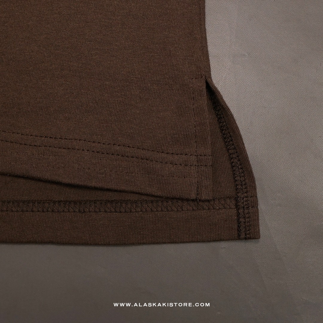 Heavyweight Oversized Tees Dark Brown CI4058