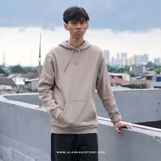 Image of Essentials Pullover Hoodie Brown AD1044