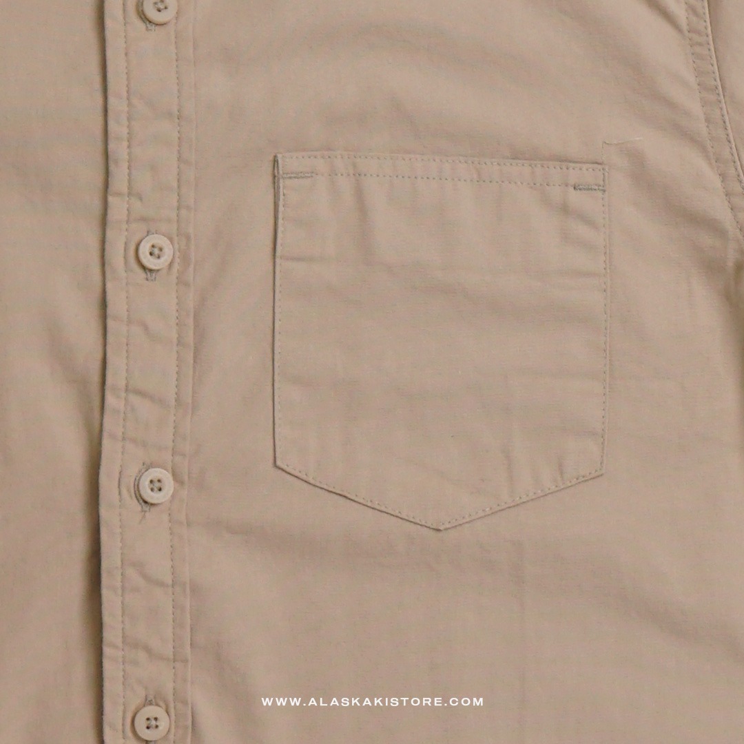 Slim Short Sleeve Shirt Khaki WR2011