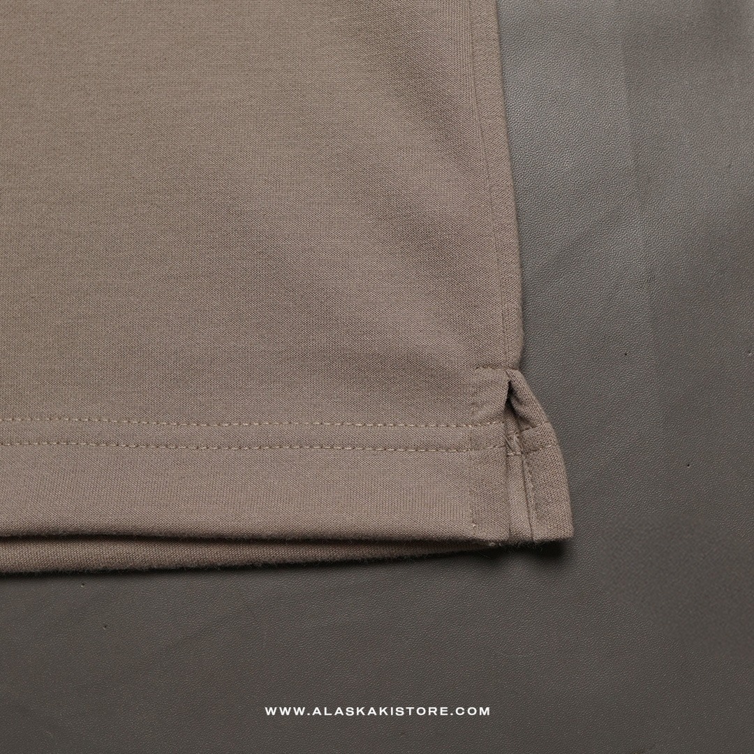 Cotton Blend Heavyweight Oversized Tshirt by Common Issue Moss CI4049