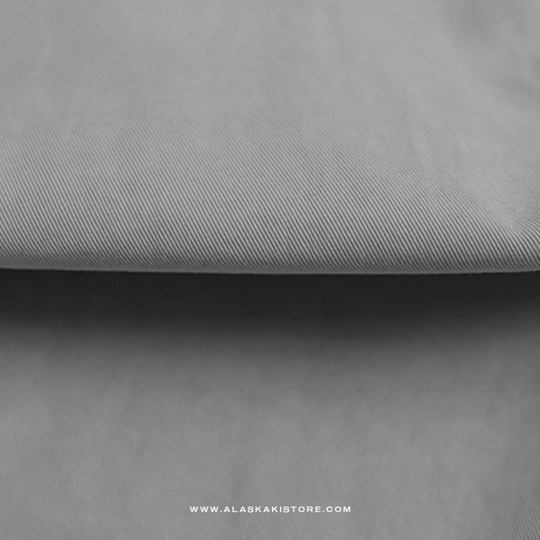 Collarless Long Sleeve Shirt Light Grey GL2003